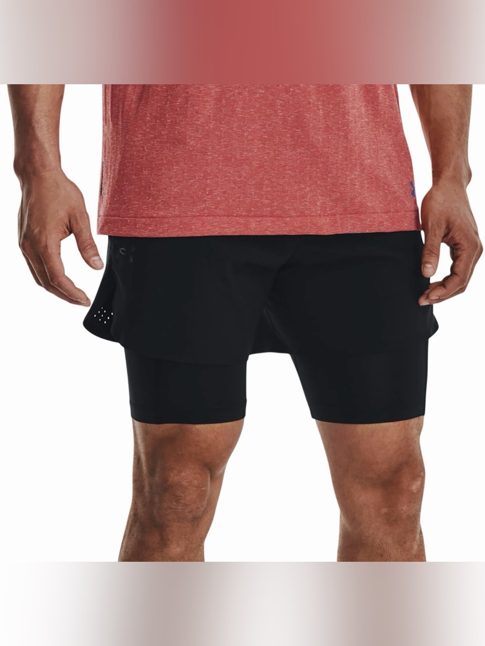 Under Armour Peak Woven 2in1 Size Large Black (NWT)